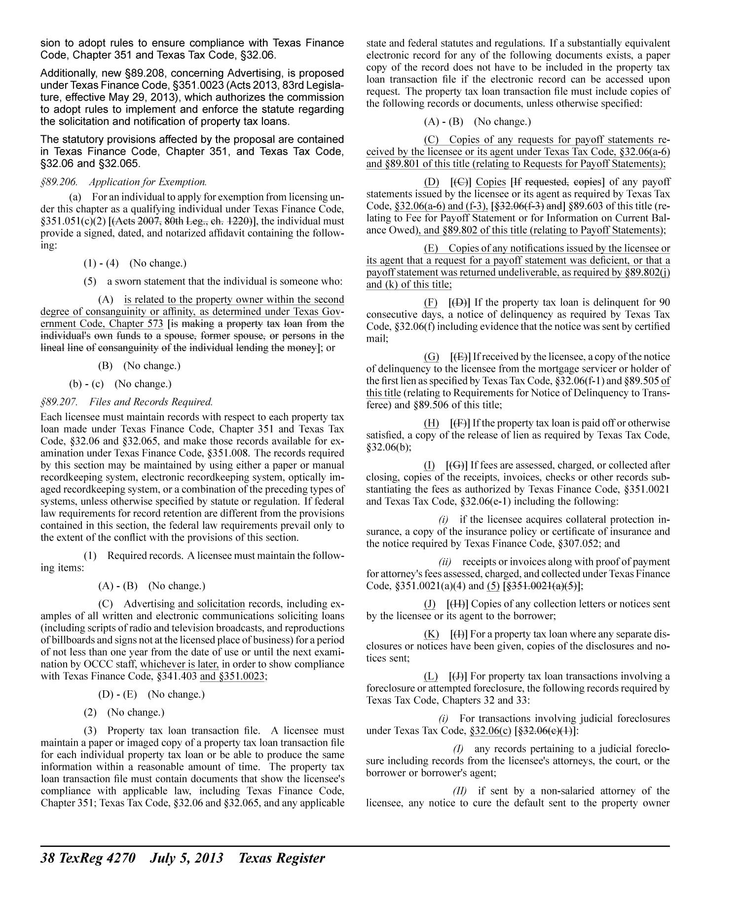 Texas Register, Volume 38, Number 27, Pages 4243-4444, July 5, 2013
                                                
                                                    4270
                                                