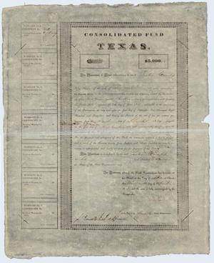 Primary view of object titled 'Government Bond'.