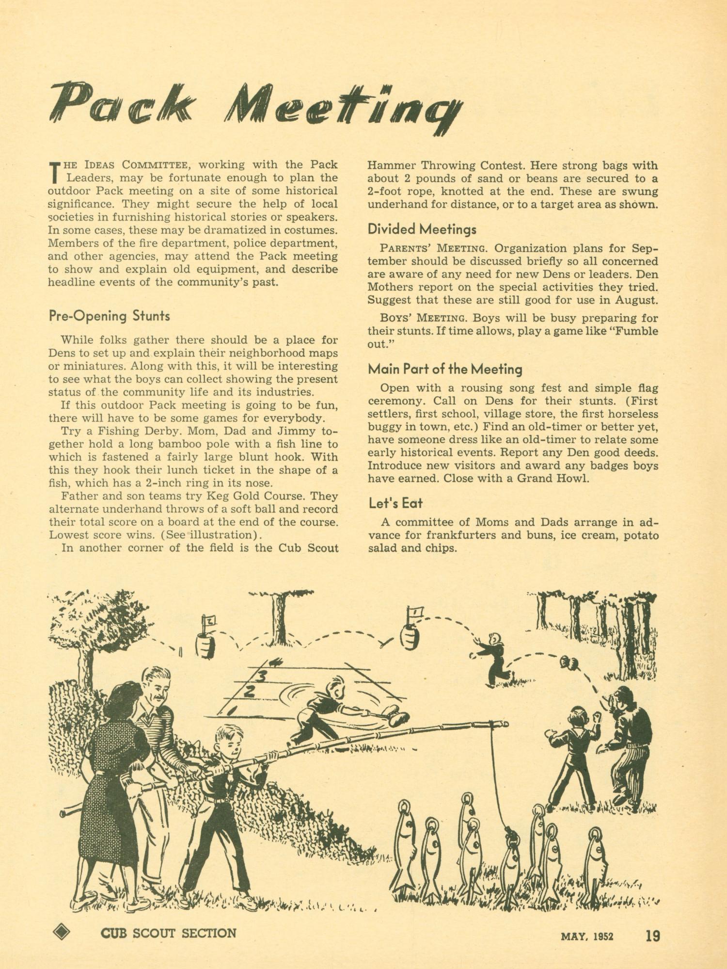Scouting, Volume 40, Number 5, May 1952
                                                
                                                    19
                                                