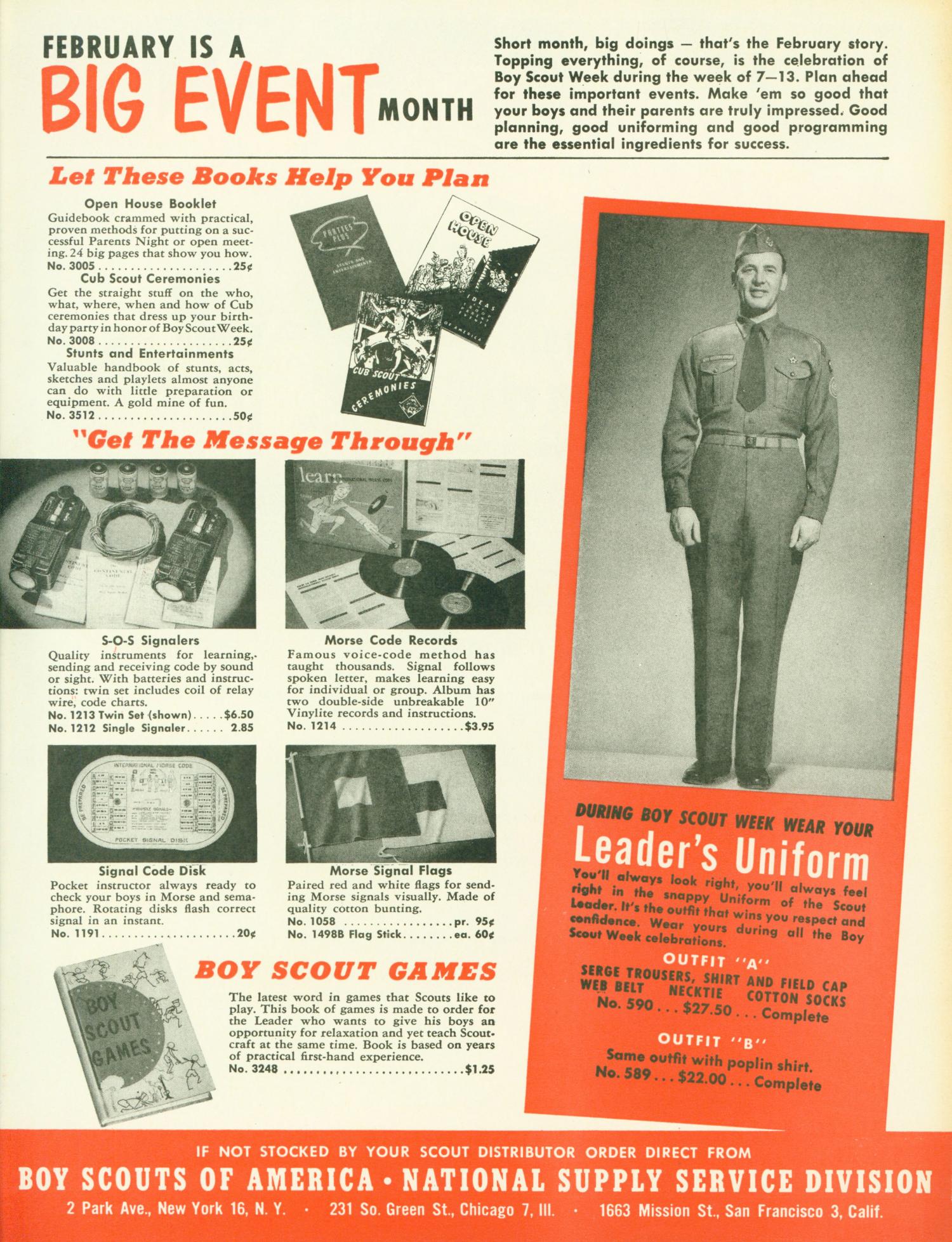 Scouting, Volume 41, Number 1, January 1953
                                                
                                                    Back Inside
                                                