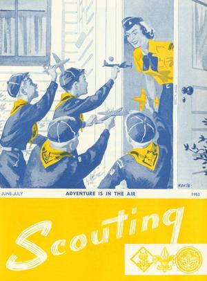 Primary view of object titled 'Scouting, Volume 41, Number 6, June-July 1953'.