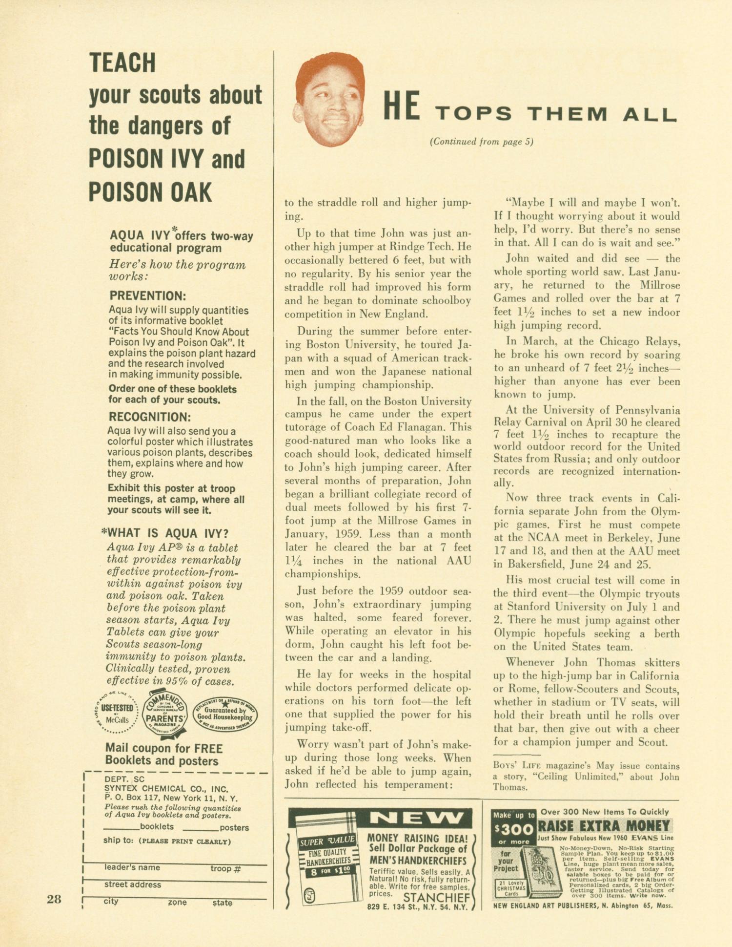 Scouting, Volume 48, Number 5, June-July 1960
                                                
                                                    28
                                                