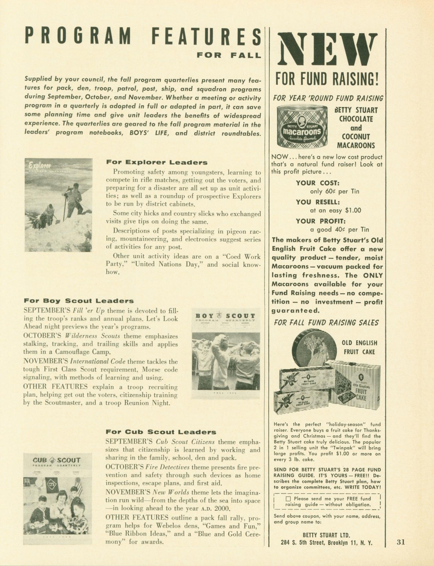 Scouting, Volume 48, Number 6, August-September 1960
                                                
                                                    31
                                                