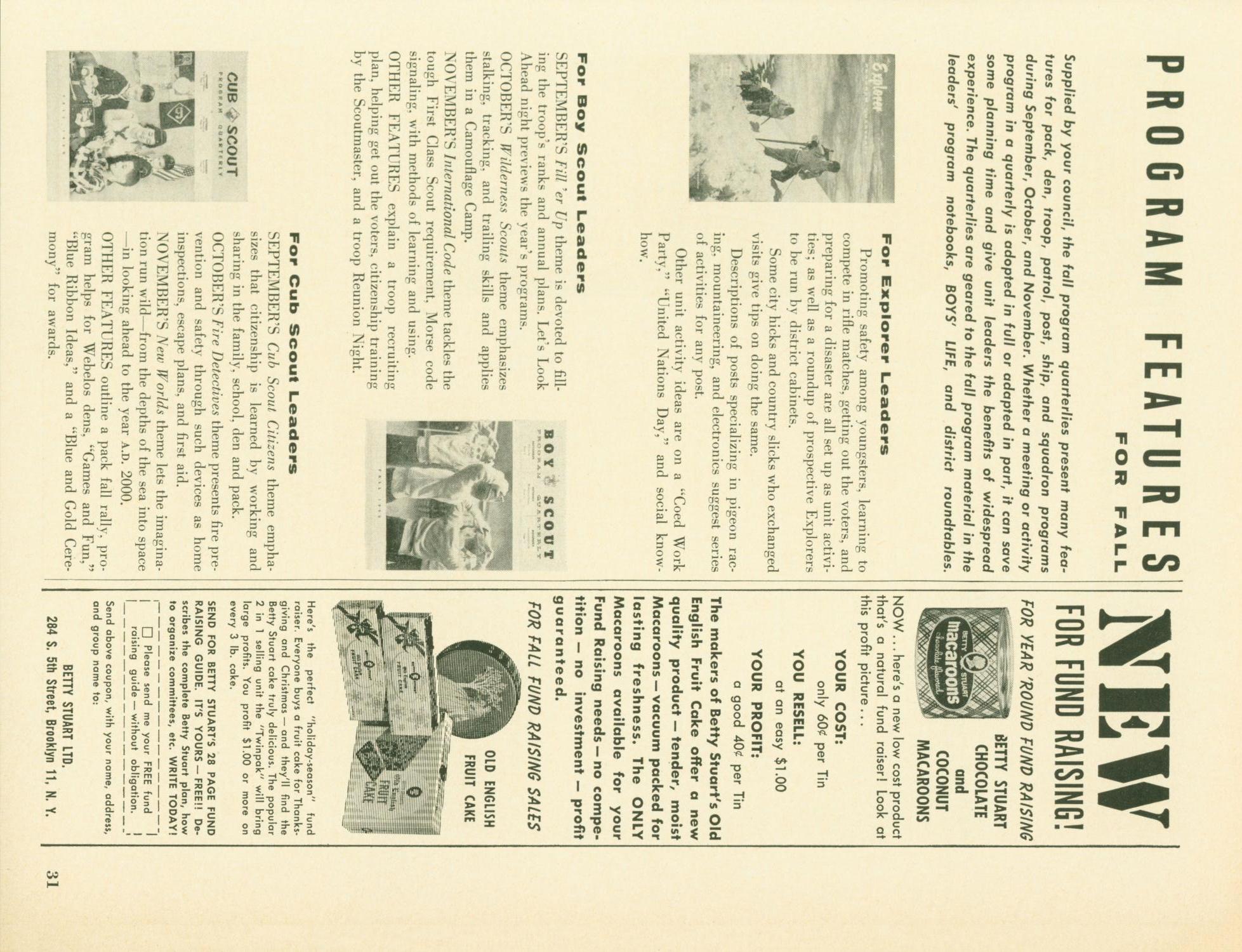 Scouting, Volume 48, Number 6, August-September 1960
                                                
                                                    31
                                                