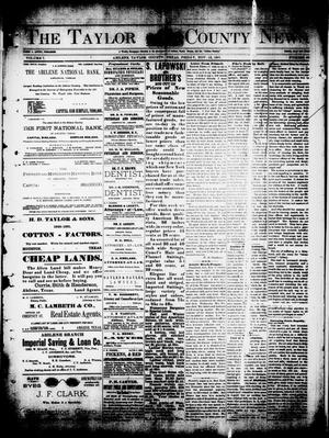 Primary view of object titled 'The Taylor County News. (Abilene, Tex.), Vol. 7, No. 38, Ed. 1 Friday, November 13, 1891'.