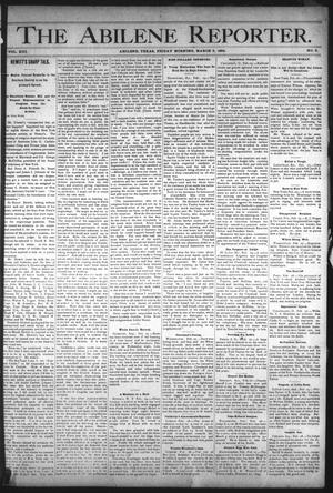 Primary view of object titled 'The Abilene Reporter. (Abilene, Tex.), Vol. 13, No. 9, Ed. 1 Friday, March 2, 1894'.