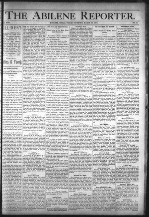 Primary view of object titled 'The Abilene Reporter. (Abilene, Tex.), Vol. 13, No. 13, Ed. 1 Friday, March 30, 1894'.