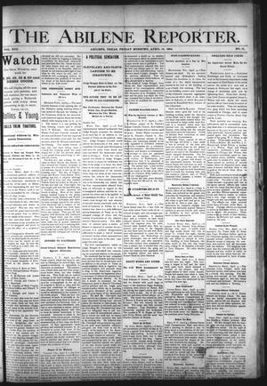 Primary view of object titled 'The Abilene Reporter. (Abilene, Tex.), Vol. 13, No. 15, Ed. 1 Friday, April 13, 1894'.