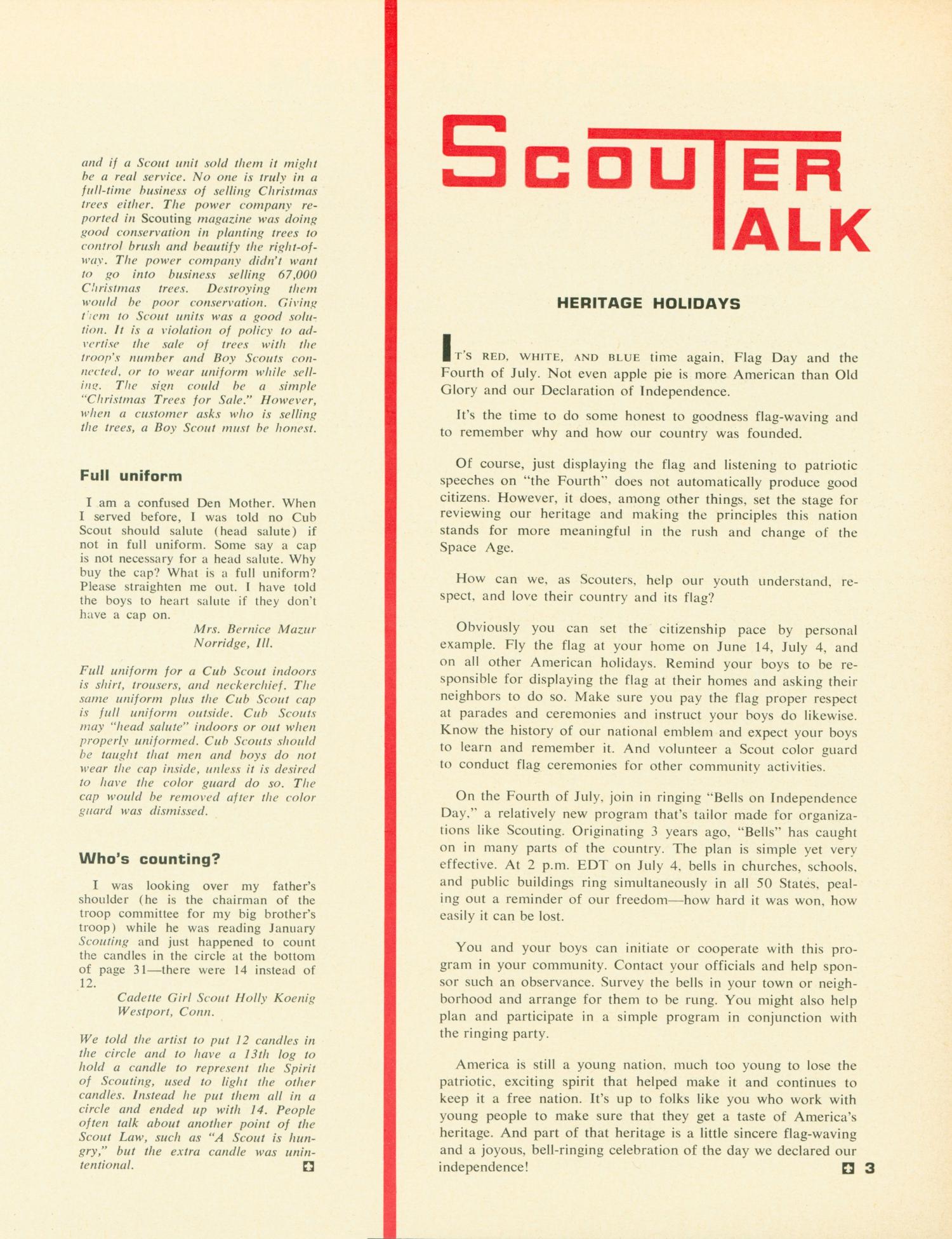 Scouting, Volume 54, Number 6, June-July 1966
                                                
                                                    3
                                                