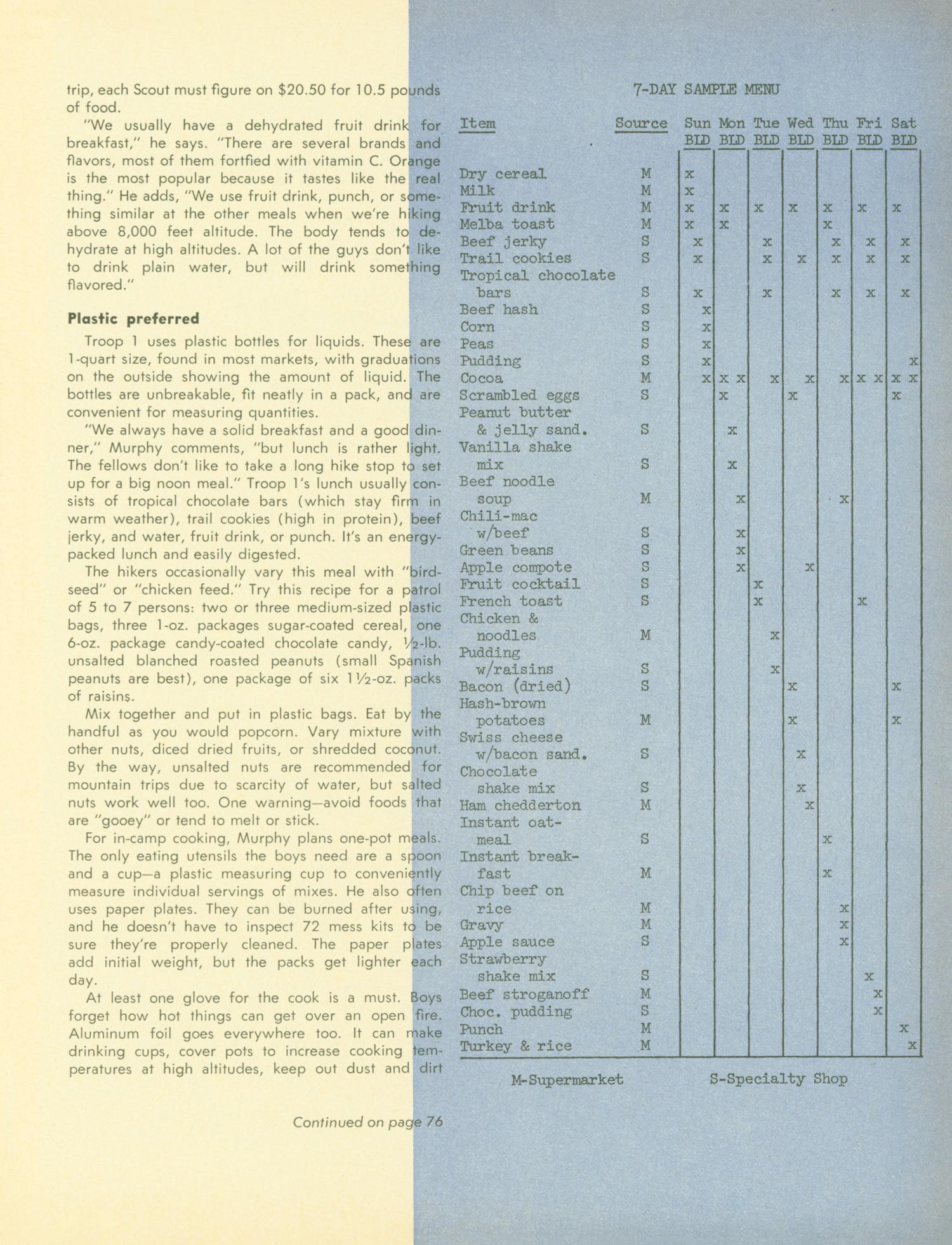 Scouting, Volume 58, Number 5, September-October 1970
                                                
                                                    23
                                                