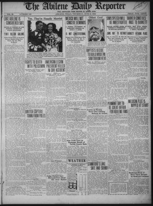 Primary view of object titled 'The Abilene Daily Reporter (Abilene, Tex.), Vol. 34, No. 150, Ed. 1 Thursday, June 9, 1921'.