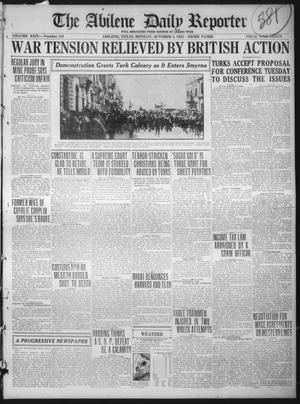 Primary view of object titled 'The Abilene Daily Reporter (Abilene, Tex.), Vol. 24, No. 124, Ed. 1 Monday, October 2, 1922'.
