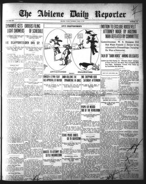 Primary view of object titled 'The Abilene Daily Reporter (Abilene, Tex.), Vol. 14, No. 145, Ed. 1 Thursday, June 13, 1912'.