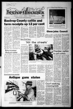 Primary view of object titled 'Bastrop Advertiser (Bastrop, Tex.), Vol. [125], No. 78, Ed. 1 Thursday, November 30, 1978'.