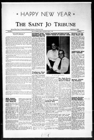 Primary view of object titled 'The Saint Jo Tribune (Saint Jo, Tex.), Vol. 62, No. 5, Ed. 1 Friday, January 1, 1960'.
