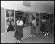 Photograph: Five Girls Walk the Halls of Anderson High School
