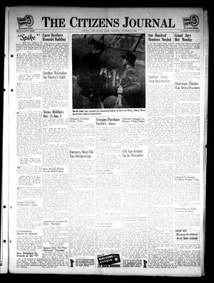 Primary view of object titled 'The Citizens Journal (Atlanta, Tex.), Vol. 64, No. 49, Ed. 1 Thursday, December 9, 1943'.