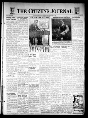 Primary view of object titled 'The Citizens Journal (Atlanta, Tex.), Vol. 63, No. 6, Ed. 1 Thursday, February 12, 1942'.