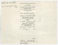 Thumbnail image of item number 1 in: '[Warrant of Arrest Charging Lee Harvey Oswald with Murder of John F. Kennedy #1]'.