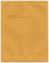 Legal Document: [Envelope originally containing miscellaneous information on the John…