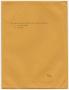 Legal Document: [Envelope originally containing photocopied pages from inventory book…