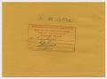 Primary view of [Kirk's Letter Envelope]