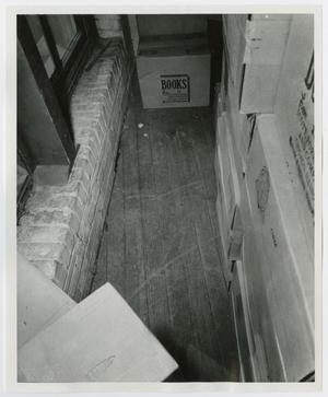Primary view of object titled '[Window on Sixth Floor of Texas School Book Depository]'.