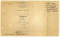 Thumbnail image of item number 1 in: '[Affidavit General by J. W. Fritz, Charging Lee Harvey Oswald with Murder #1]'.
