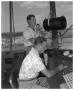 Photograph: [Men in air traffic control tower]