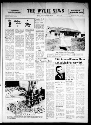 Primary view of object titled 'The Wylie News (Wylie, Tex.), Vol. 20, No. 47, Ed. 1 Thursday, April 25, 1968'.