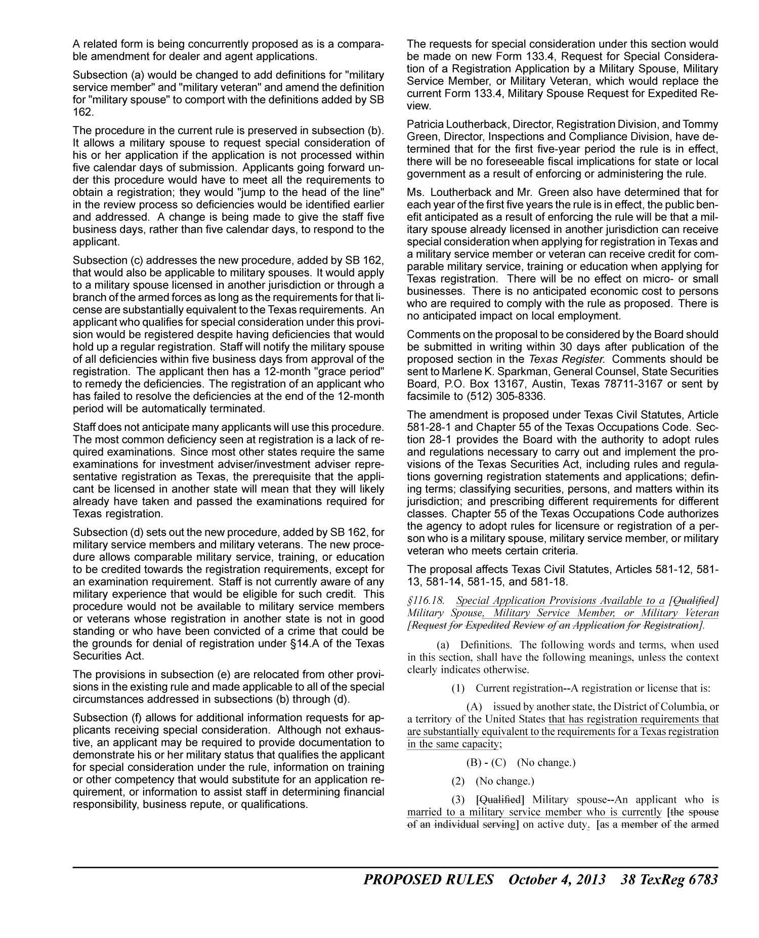 Texas Register, Volume 38, Number 40, Pages 6747-6996, October 4, 2013
                                                
                                                    6783
                                                