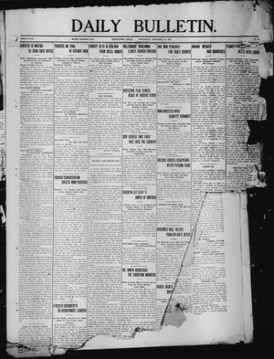 Primary view of object titled 'Daily Bulletin. (Brownwood, Tex.), Vol. 12, No. 56, Ed. 1 Wednesday, December 27, 1911'.