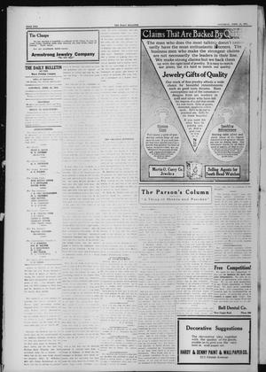 Primary view of object titled 'The Daily Bulletin (Brownwood, Tex.), Ed. 1 Saturday, April 25, 1914'.