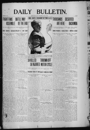 Primary view of object titled 'Daily Bulletin. (Brownwood, Tex.), Vol. 12, No. 218, Ed. 1 Thursday, July 4, 1912'.