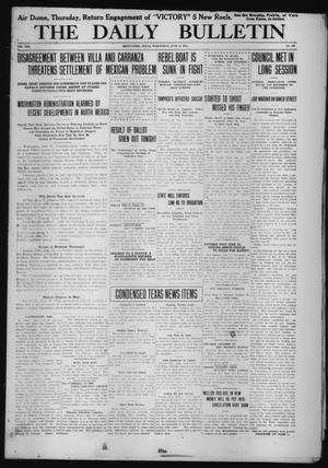 Primary view of object titled 'The Daily Bulletin (Brownwood, Tex.), Vol. 13, No. 196, Ed. 1 Wednesday, June 17, 1914'.
