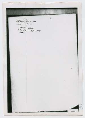 Primary view of object titled '[Photographs of Oswald's Diary]'.
