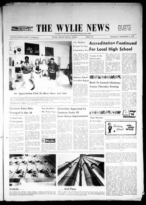 Primary view of object titled 'The Wylie News (Wylie, Tex.), Vol. 24, No. 25, Ed. 1 Thursday, December 9, 1971'.