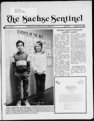 Primary view of object titled 'The Sachse Sentinel (Sachse, Tex.), Vol. 15, No. 2, Ed. 1 Wednesday, January 10, 1990'.