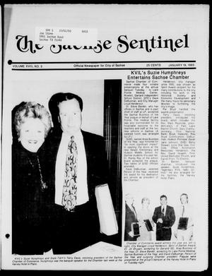 Primary view of object titled 'The Sachse Sentinel (Sachse, Tex.), Vol. 18, No. 3, Ed. 1 Tuesday, January 19, 1993'.