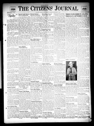 Primary view of object titled 'The Citizens Journal (Atlanta, Tex.), Vol. 68, No. 36, Ed. 1 Thursday, September 4, 1947'.
