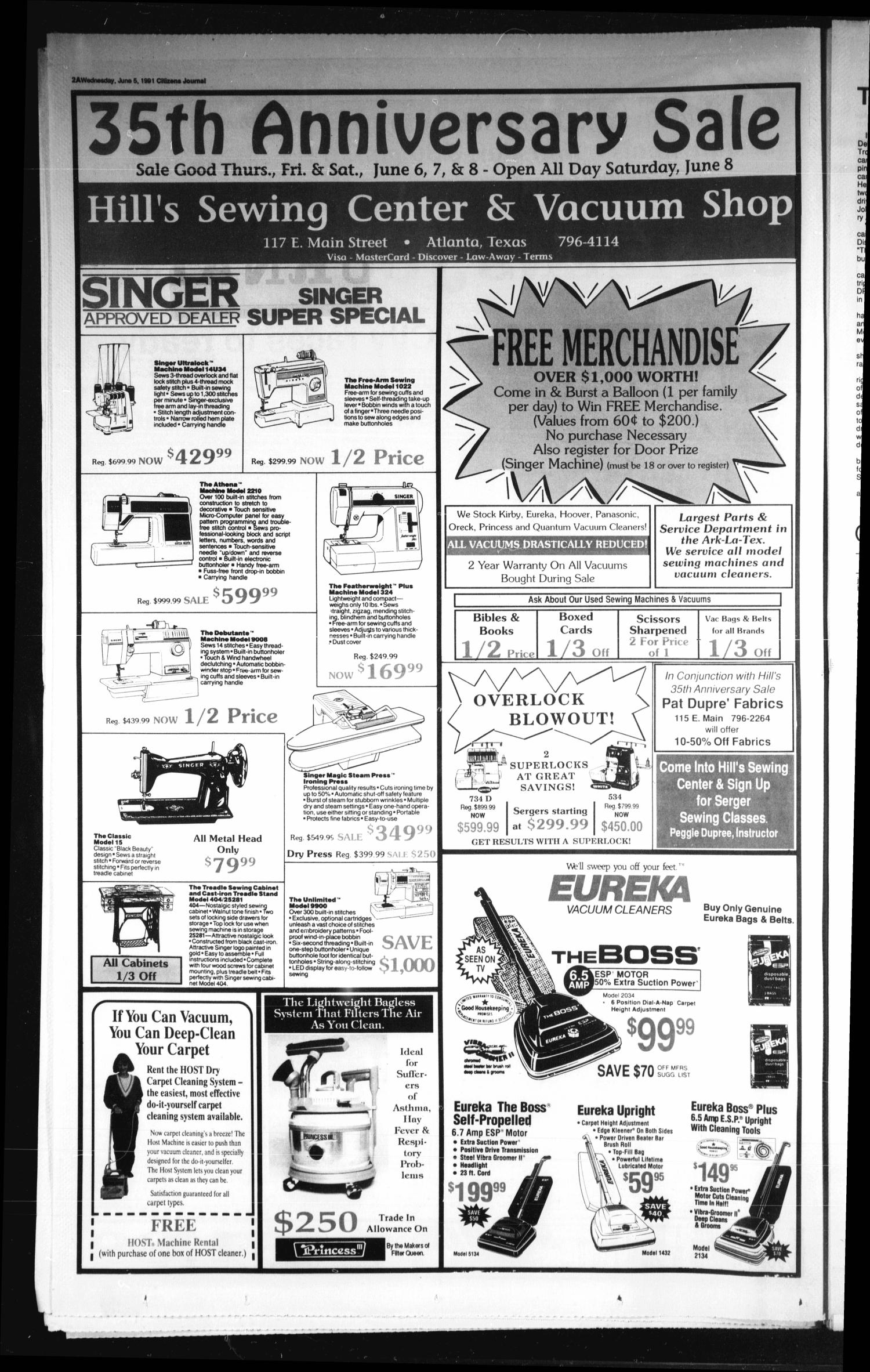 Citizens Journal (Atlanta, Tex.), Vol. 112, No. 106, Ed. 1 Wednesday, June 5, 1991
                                                
                                                    [Sequence #]: 2 of 18
                                                