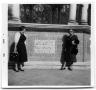 Primary view of Two women standing in front of the Kiosco in Matamoros