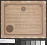 Thumbnail image of item number 1 in: '[Police Commissioner Appointment Certificate]'.