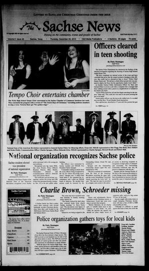 Primary view of object titled 'The Sachse News (Sachse, Tex.), Vol. 6, No. 48, Ed. 1 Thursday, December 23, 2010'.
