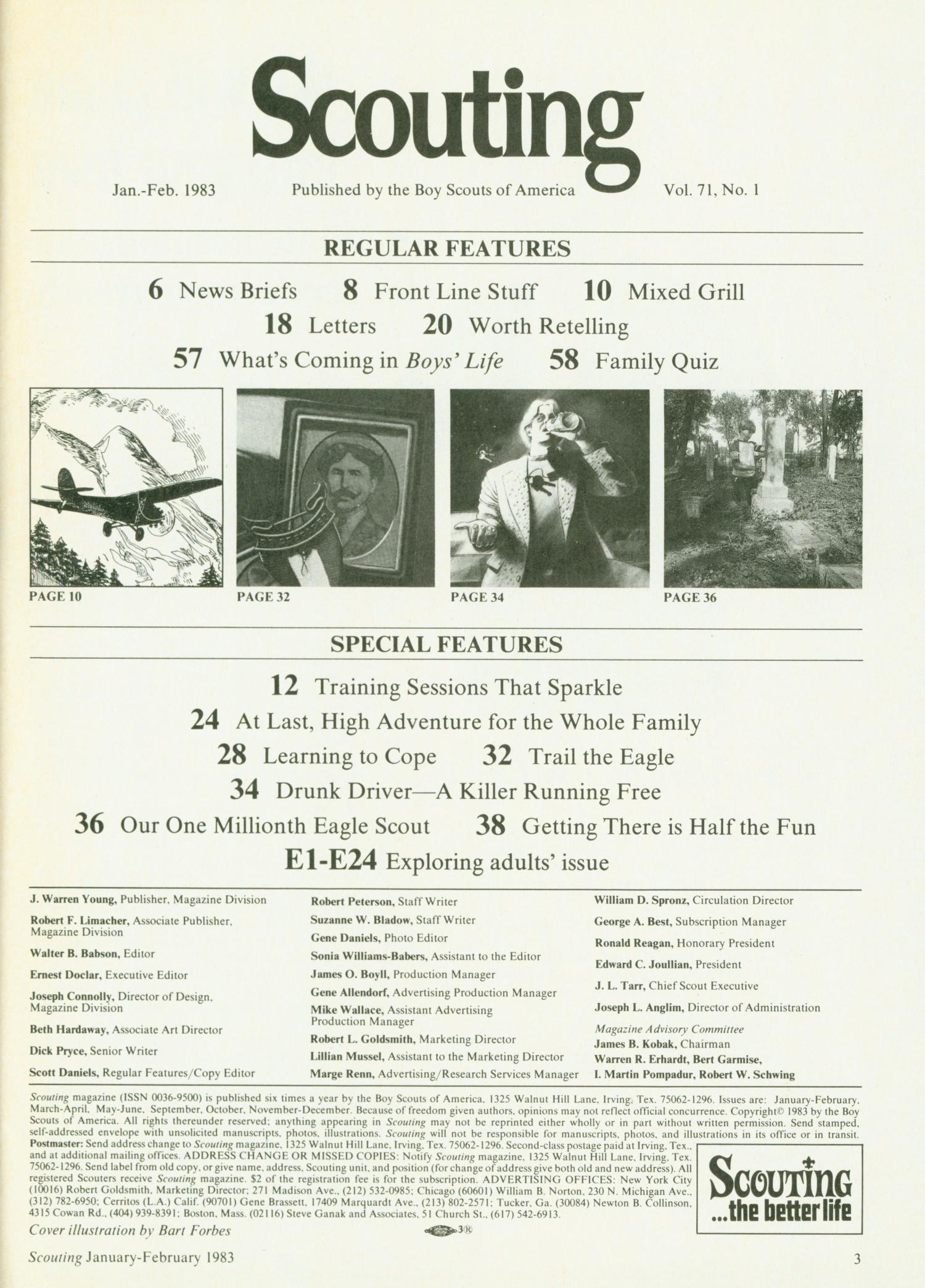 Scouting, Volume 71, Number 1, January-February 1983
                                                
                                                    3
                                                