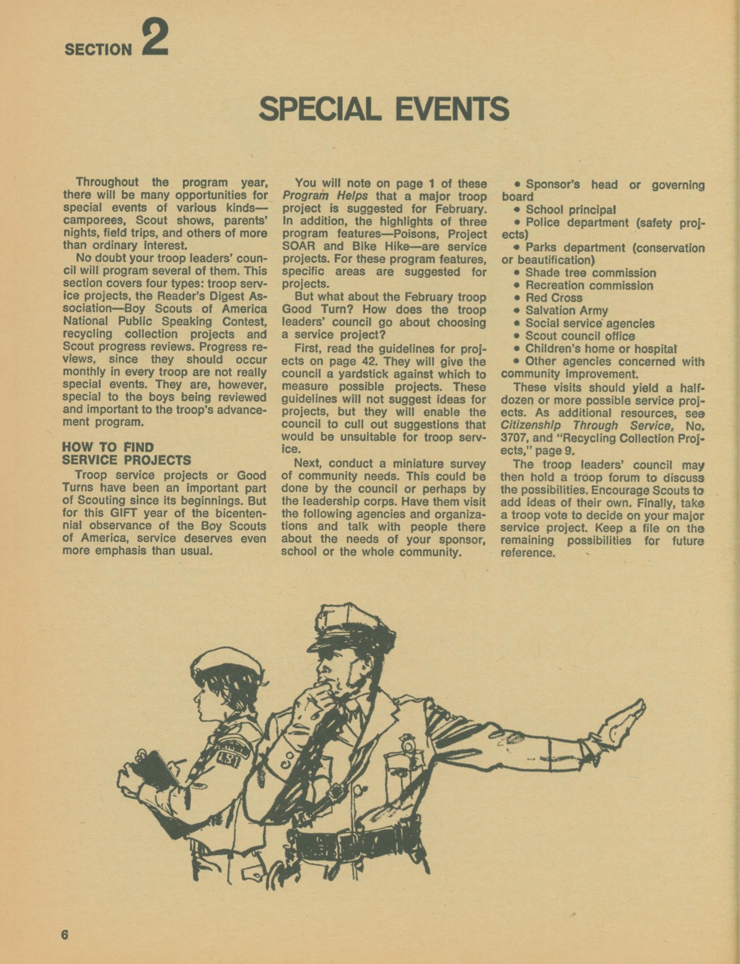 Scouting, Volume 61, Number [6], September 1973
                                                
                                                    6
                                                