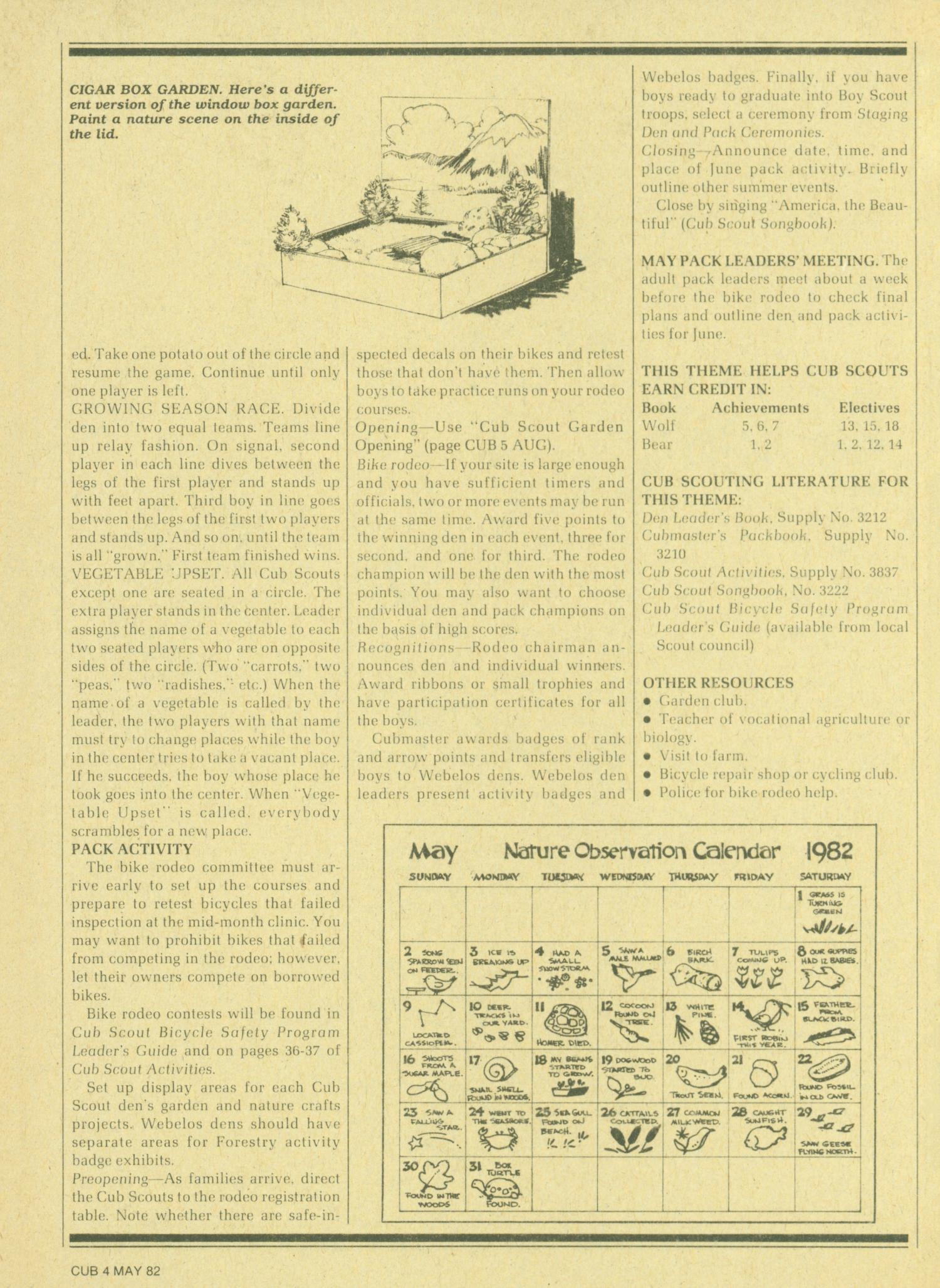 Scouting, Volume 70, Number 2, March-April 1982
                                                
                                                    4
                                                