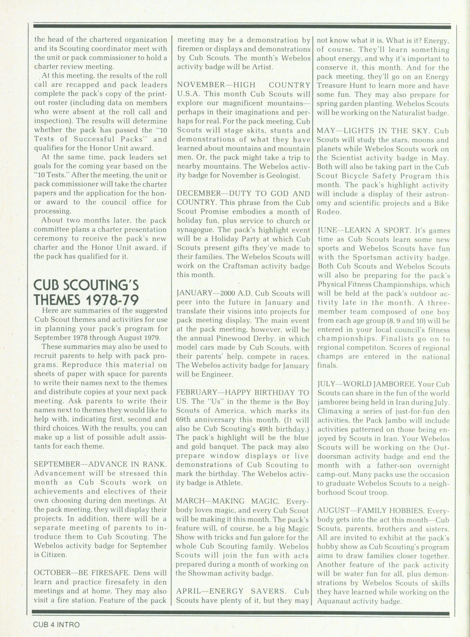 Scouting, Volume 66, Number 3, May-June 1978
                                                
                                                    4
                                                