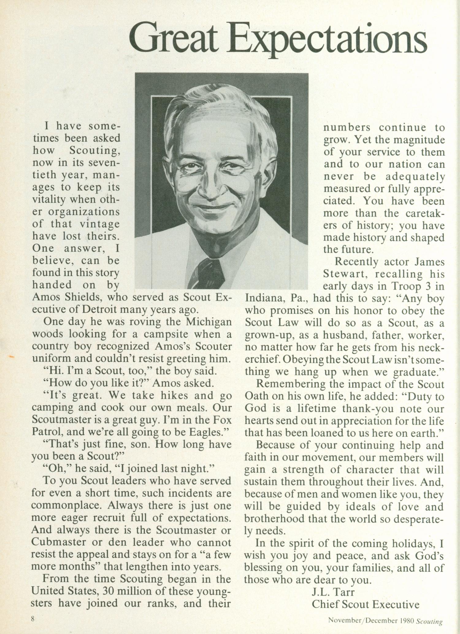 Scouting, Volume 68, Number 6, November-December 1980
                                                
                                                    8
                                                