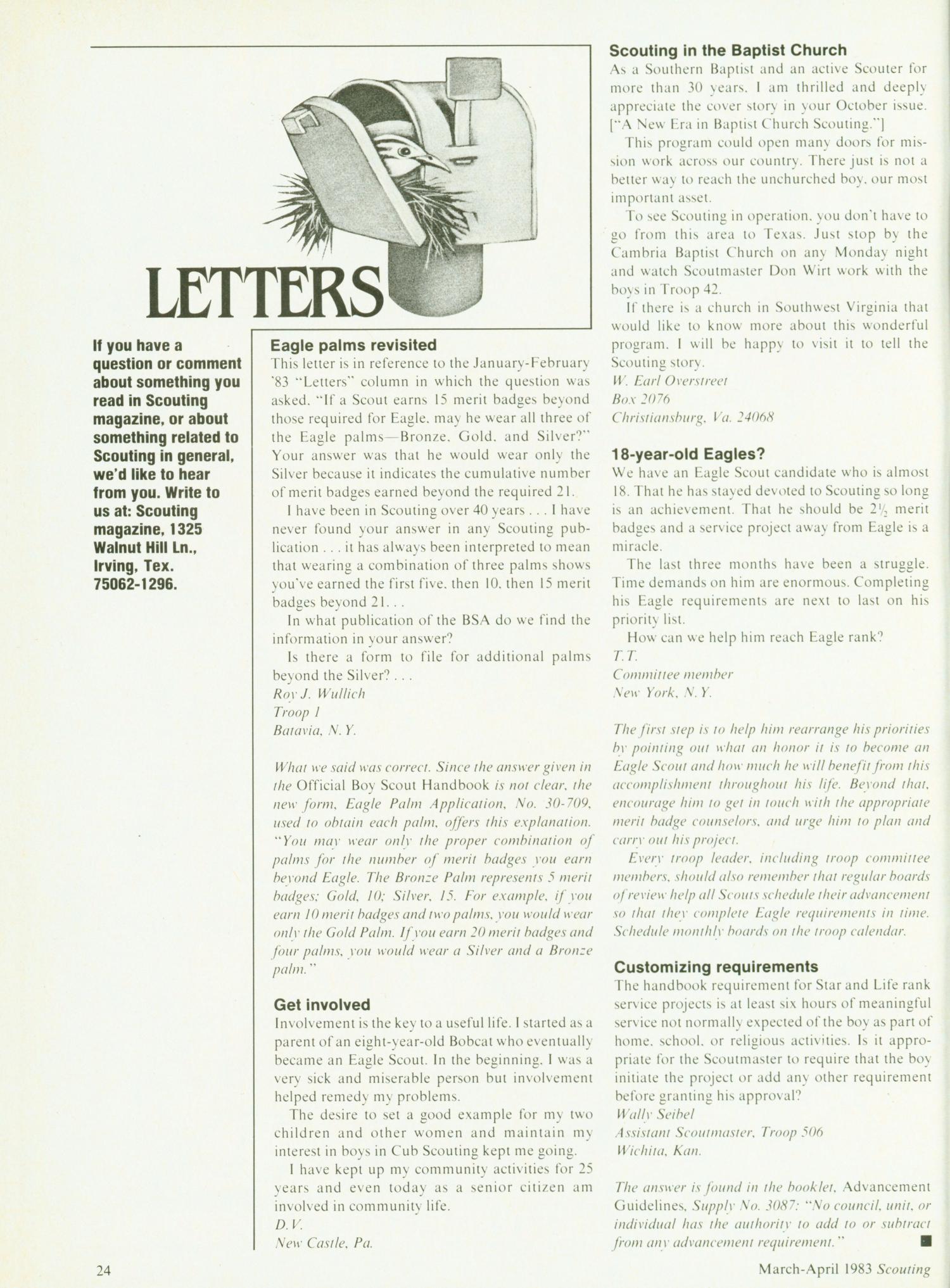 Scouting, Volume 71, Number 2, March-April 1983
                                                
                                                    24
                                                